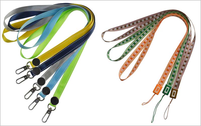 colored lanyards