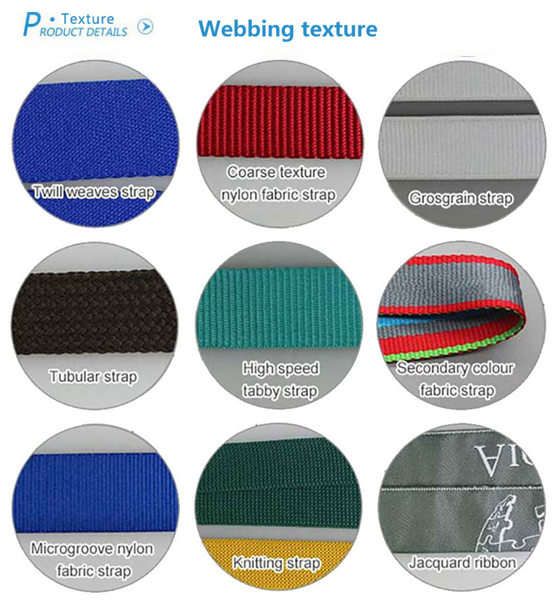 luggage straps tags webbing texture