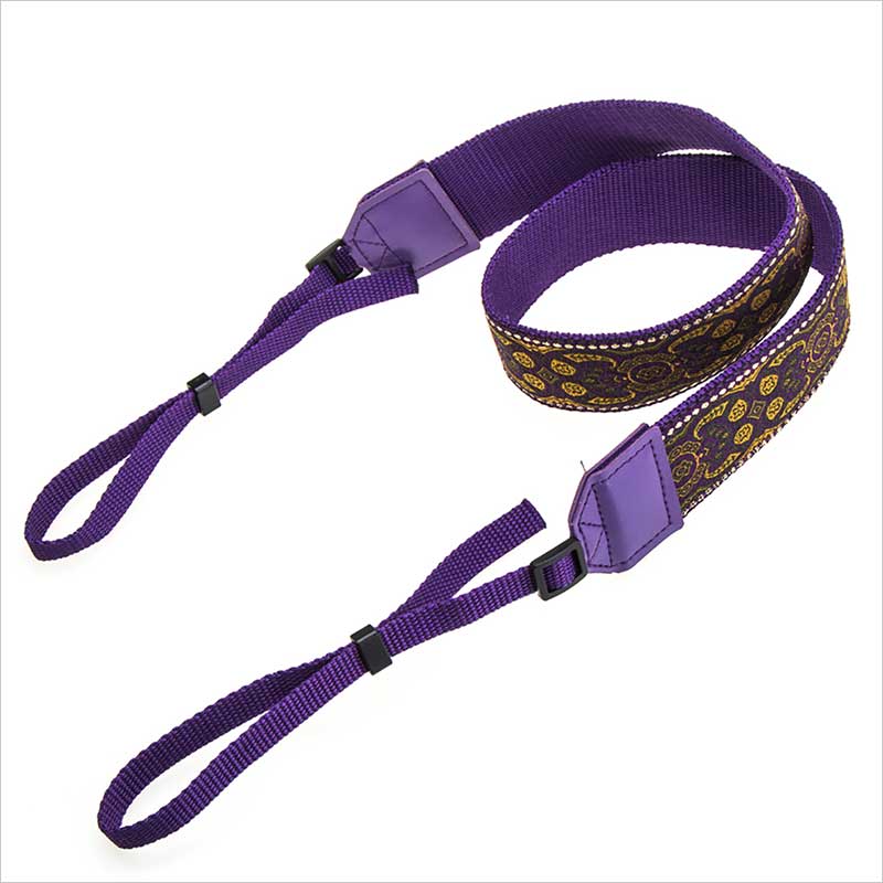 Wholesales Custom purple cool camera straps