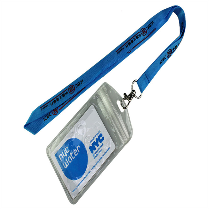 Personalized id badge lanyard wholesales custom