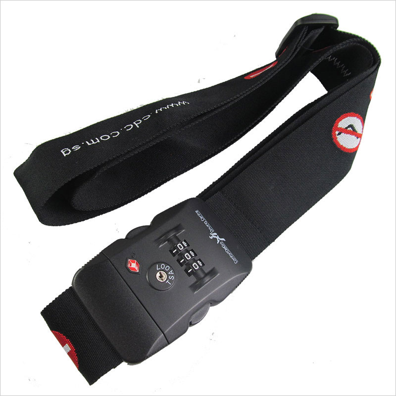 Personalized secure adjustable luggage straps