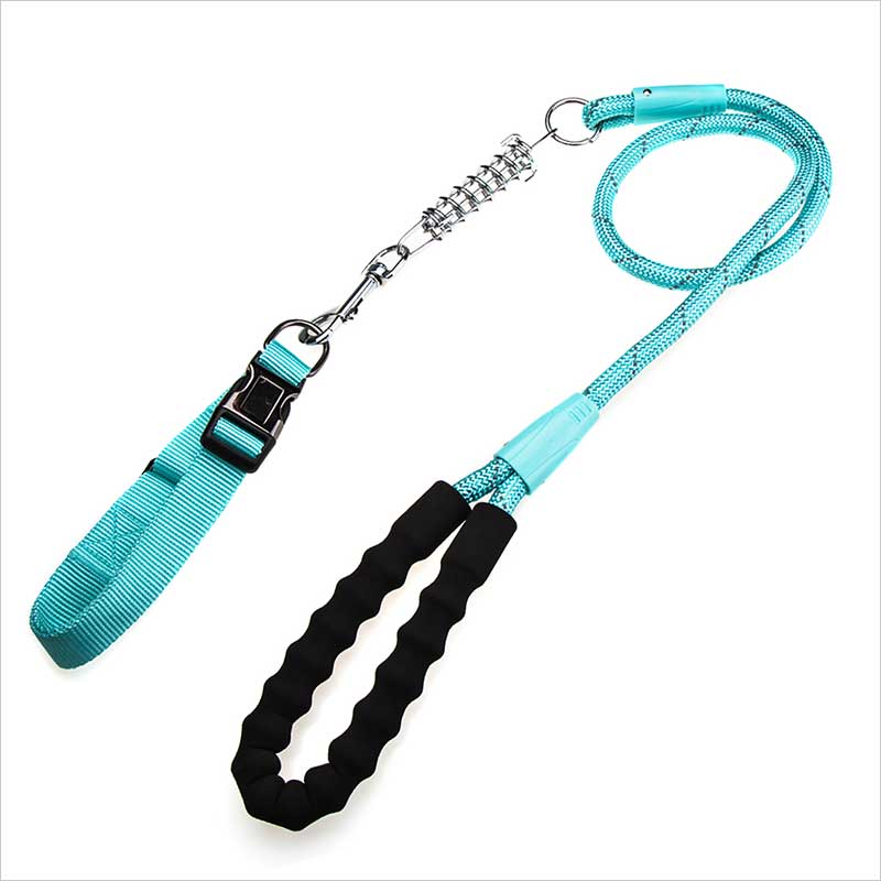 Personalized round woven pet leads