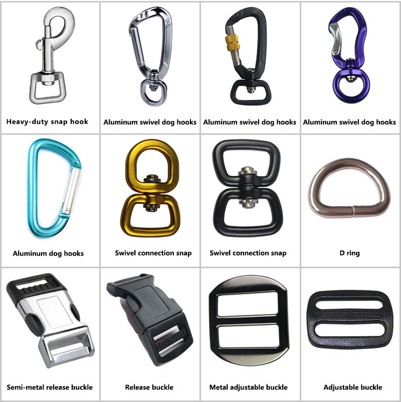 Dog collar and leash common attachments