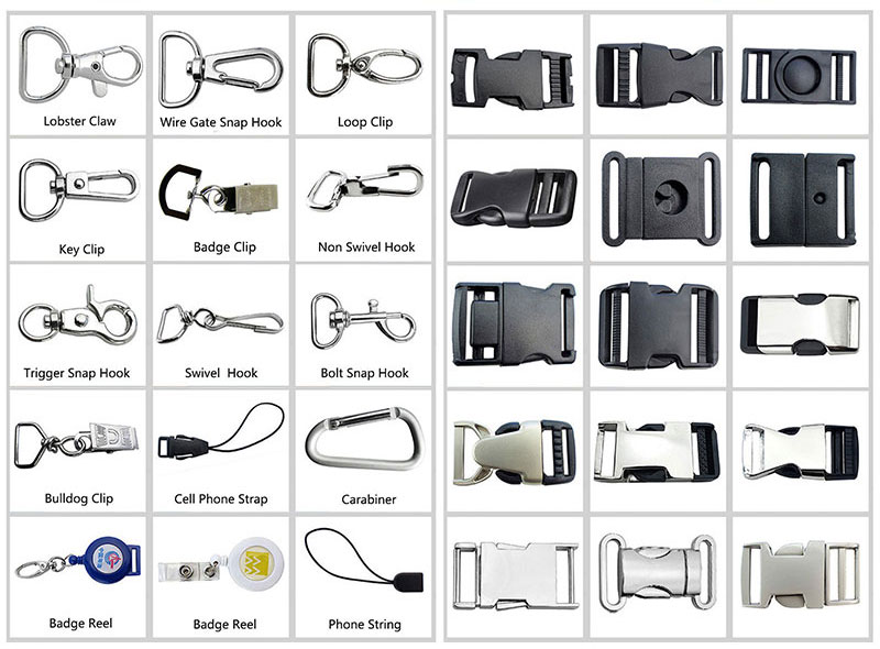 branded lanyards common attachments