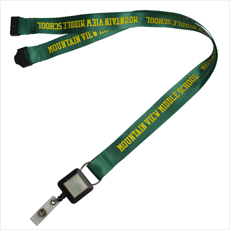 Pretty retractable lanyards for id badges