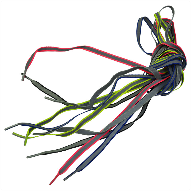 colored sport reflective shoelaces