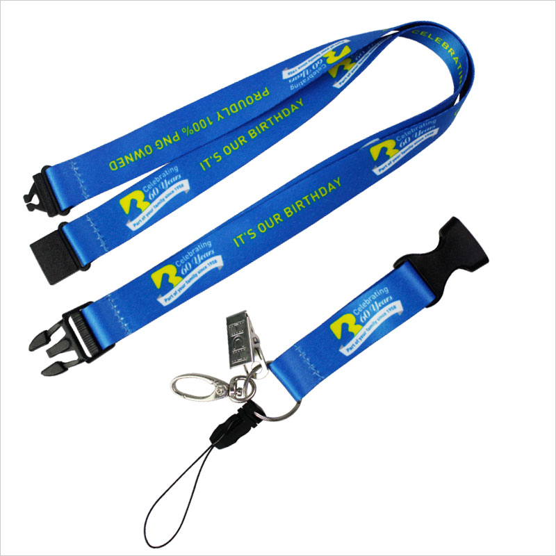 Special lanyard with cell phone loop