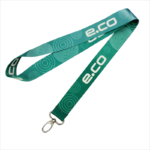 Polyester material colorful printed college lanyards