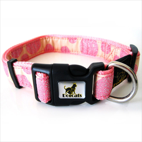 High quality pretty cute pink dog collars