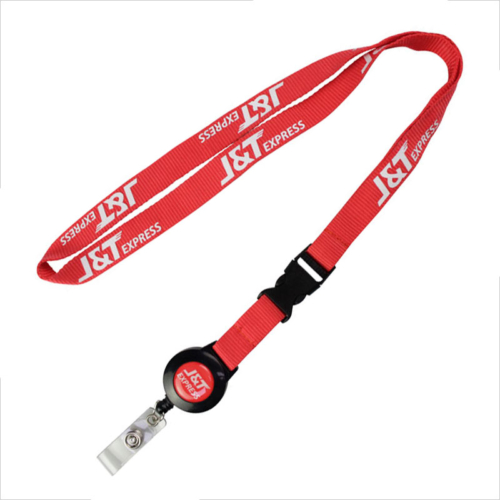 Red hot funky lanyards id badge holder