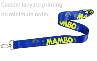 lanyard printing no minimum order