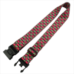 Colorful adjustable combination luggage lock strap