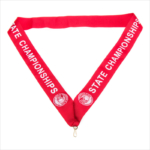 Custom quality neck ribbons for medals