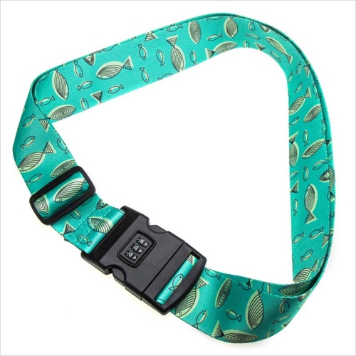 luggage straps with combination lock