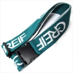 Adjustable polyester embroidered luggage strap