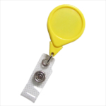 Wholesales yellow badge reel belt clip