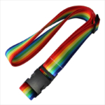 Cheap fashion rainbow straps for luggage