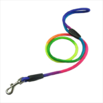 Woven colored nylon dog leash harness