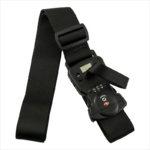 Black weighing scale TSA straps for luggage