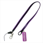 Quality cheap promo zipper lanyard with badges
